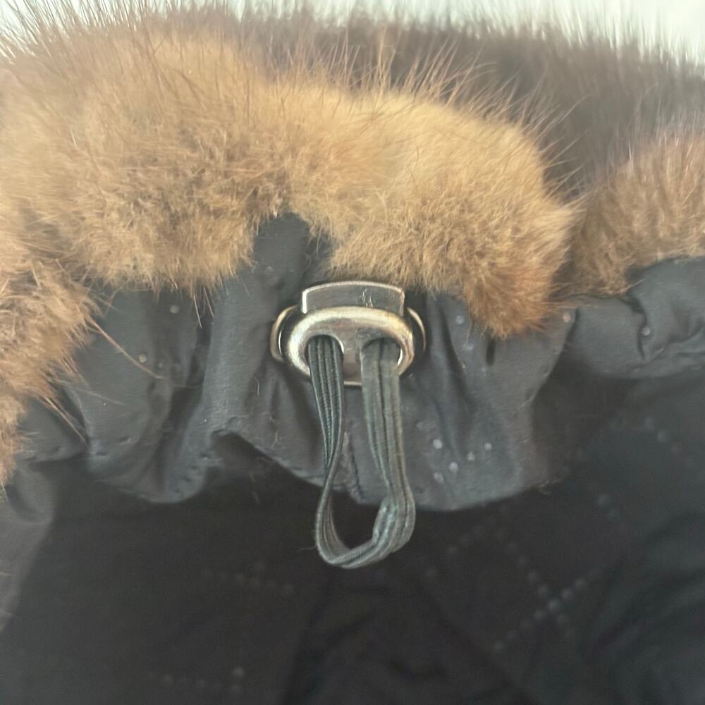 Vintage Genuine Mink Fur Hat Dark Brown Mahogany Cloche Pill Box Unbranded OS - Picture 8 of 13